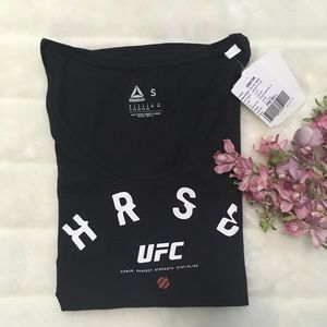 Reebok UFC HRSD Black Tee S